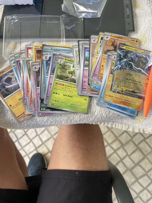 Cartas pokemon bulk ex, holo, reverse, raras, incomuns e comuns