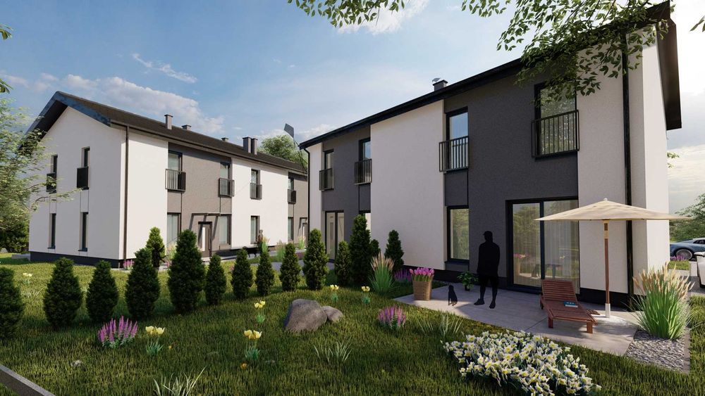 Domy w zabudowie bliźniaczej Bierkowice 145 m2