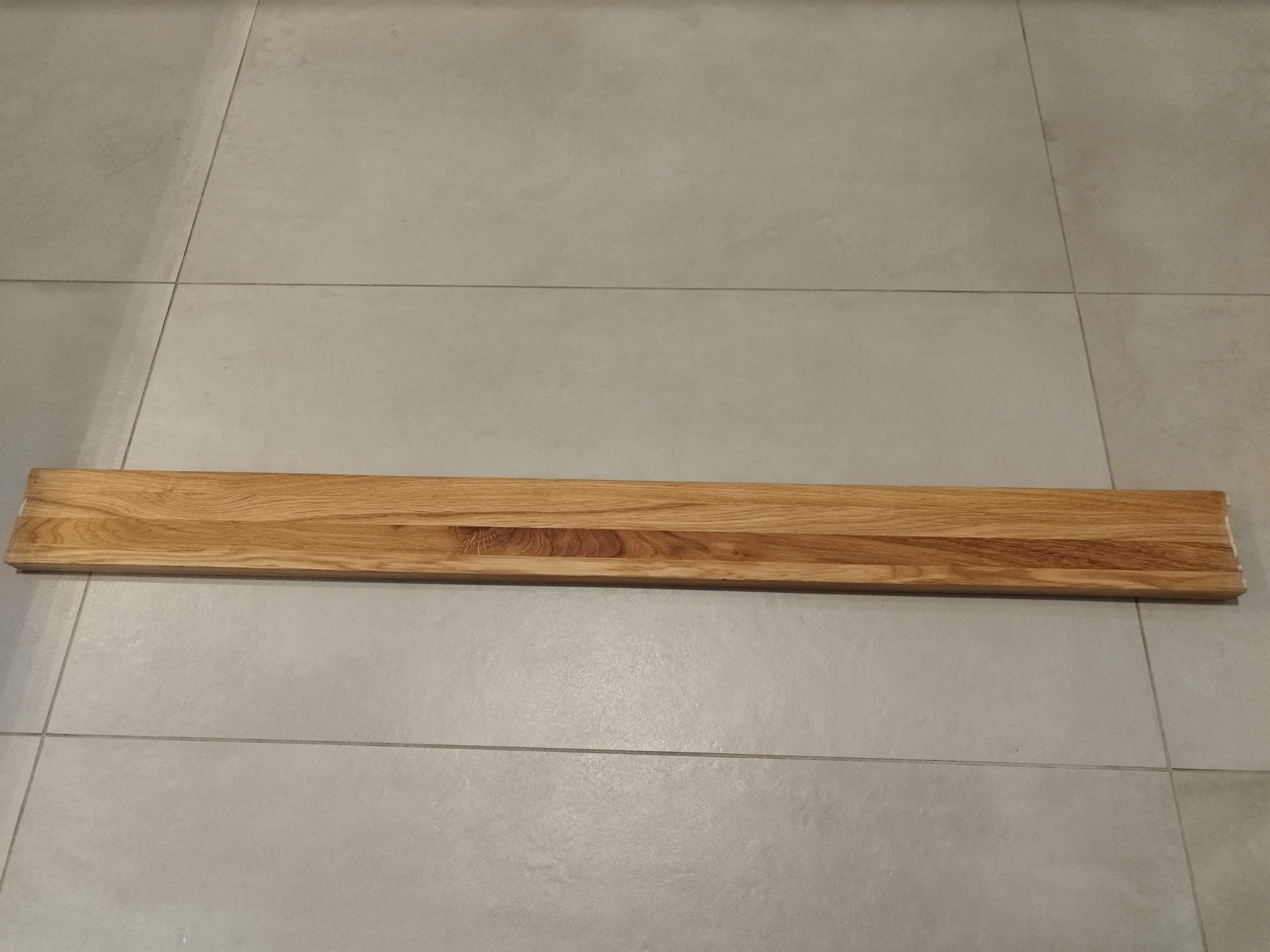 Próg drzwiowy dębowy- 92 x 8 x 2 cm