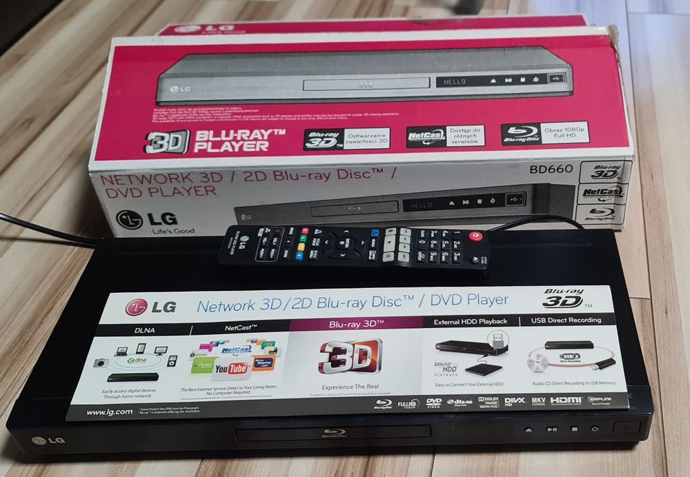 Odtwarzacz blu ray 3d LG