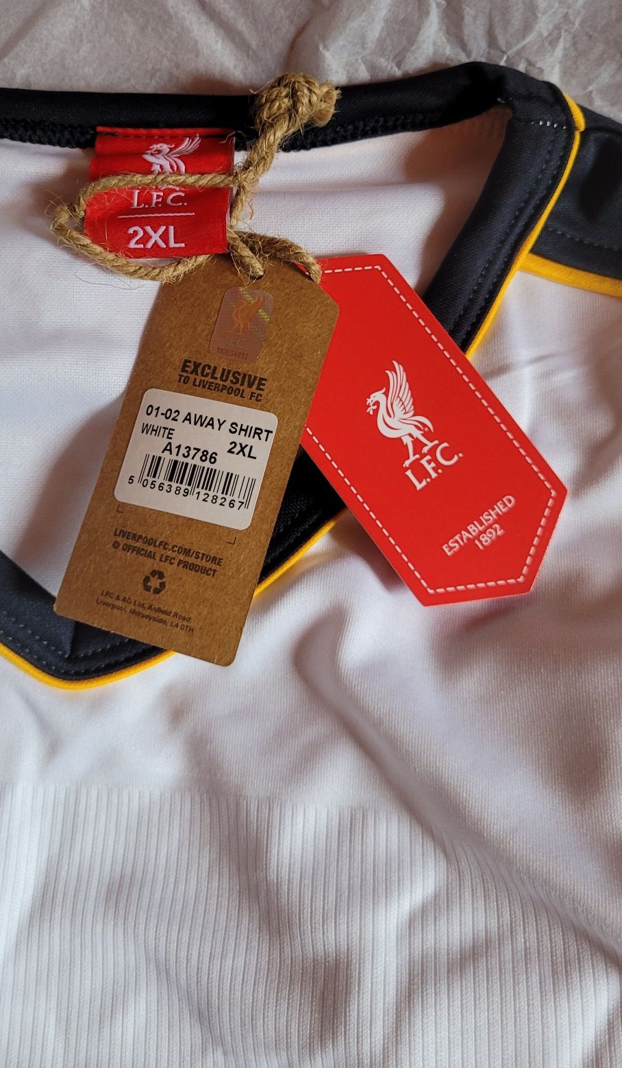 Koszulka Liverpool 2001/2002 Wyjazdowa [2XL]
