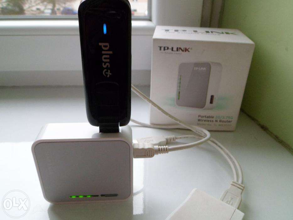 Router TP-Link TL-MR3020 3G/4G/LTE + modem HUAWEI E3276 LTE