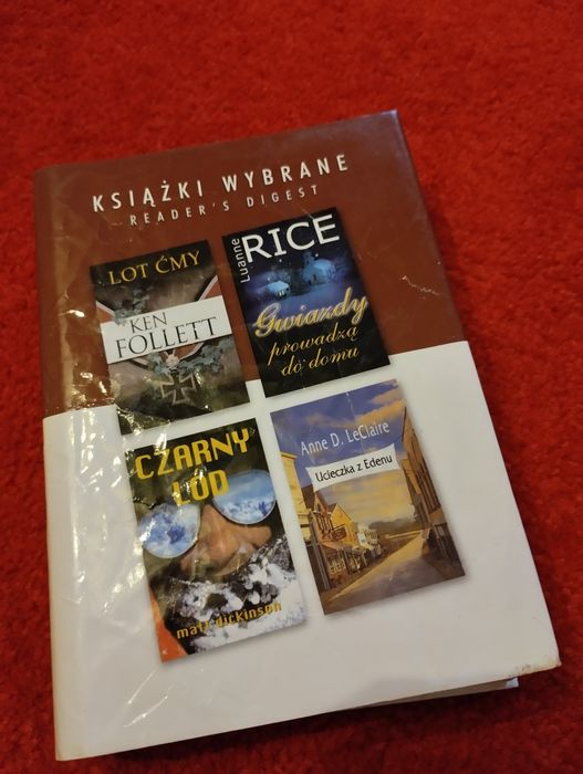 Reader's Digest książki wybrane Czarny lód Lot ćmy