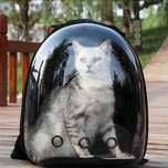 Mochila para transporte de gato cão animais com respirador NOVO