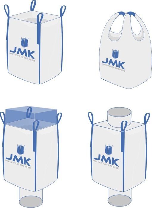 IMPORTER BIG BAG woeki nowe i uzywane na granulat i inne 100/100/94 cm