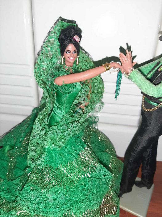 Casal de bonecos marin chiclana espanhois