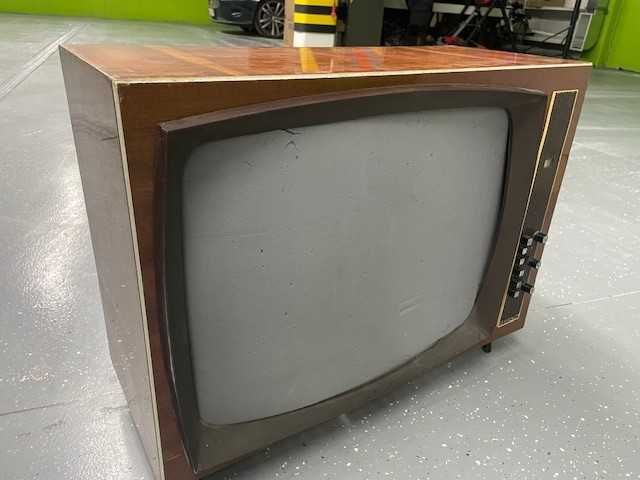 Atrapa stary duży TELEWIZOR TV Vintage np. rekwizyt do teatru, lekki