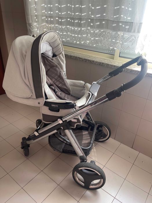 Carrinho Bebecar Ip-Op Evolution – Trio Completo em Excelente Estado