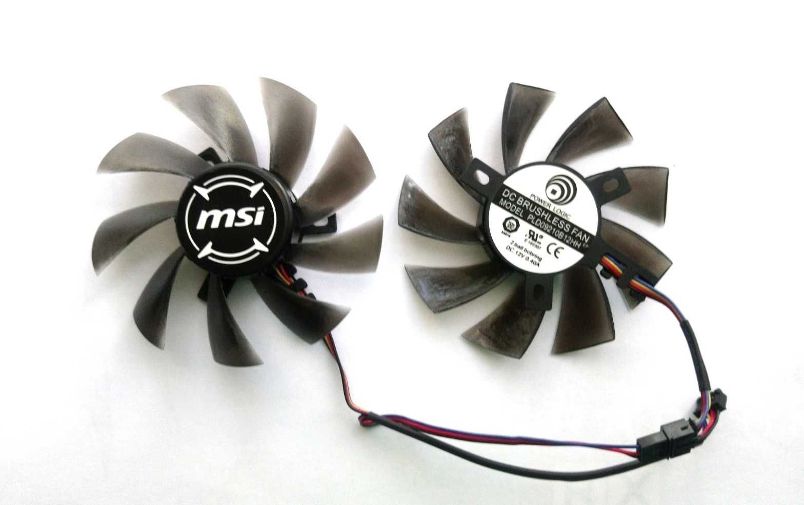 Кулери MSI 87 95 мм RX470-580 GTX1060/1070/1080 PLD09210B12HH