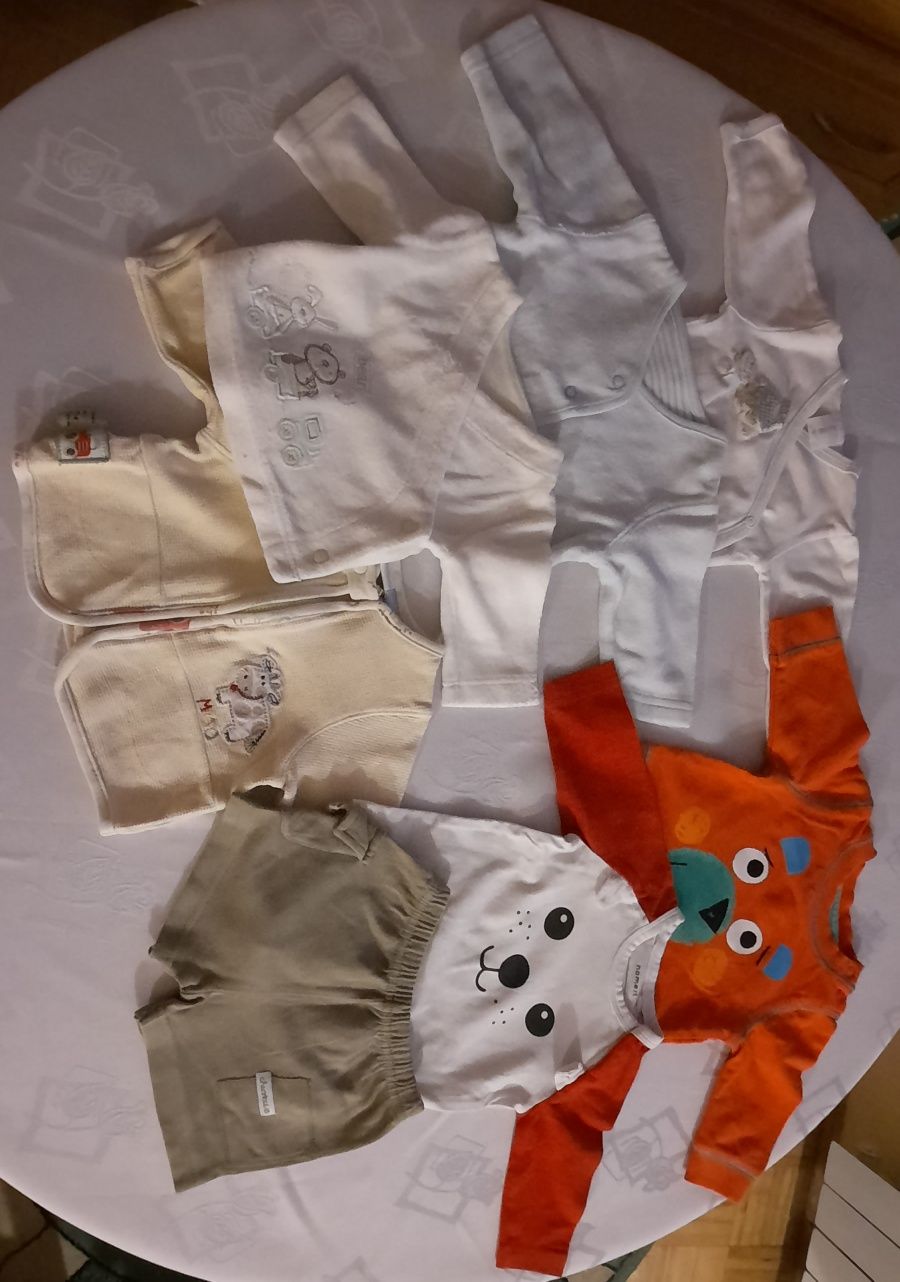 Paka ubranek dla chłopca 56 cm