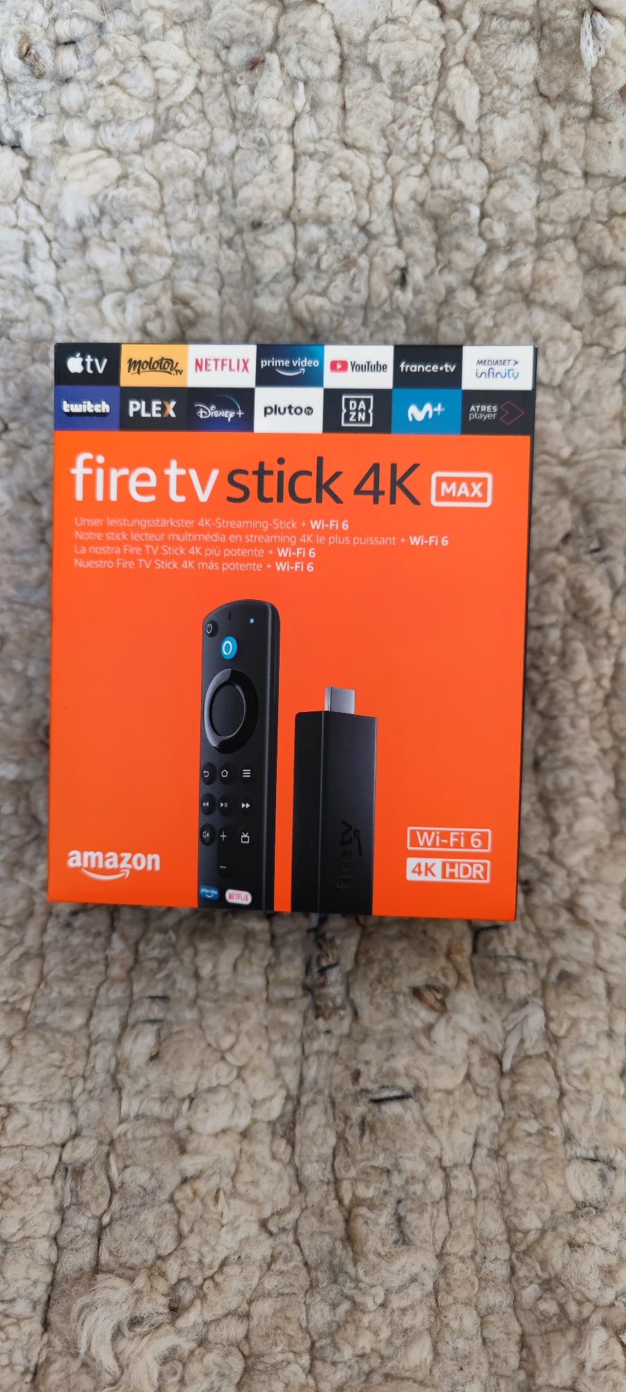 Nowy Amazon Fire Stick 4K Max V2. Najlepsza i najnowsza wersja.