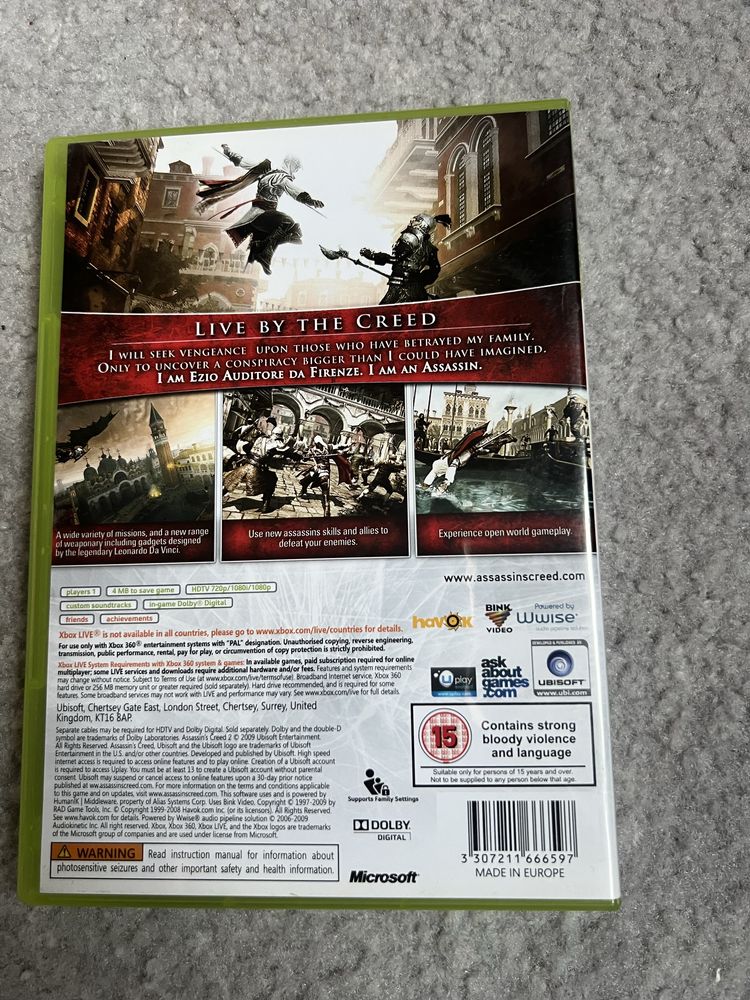 Assassins Creed 2 Xbox 360