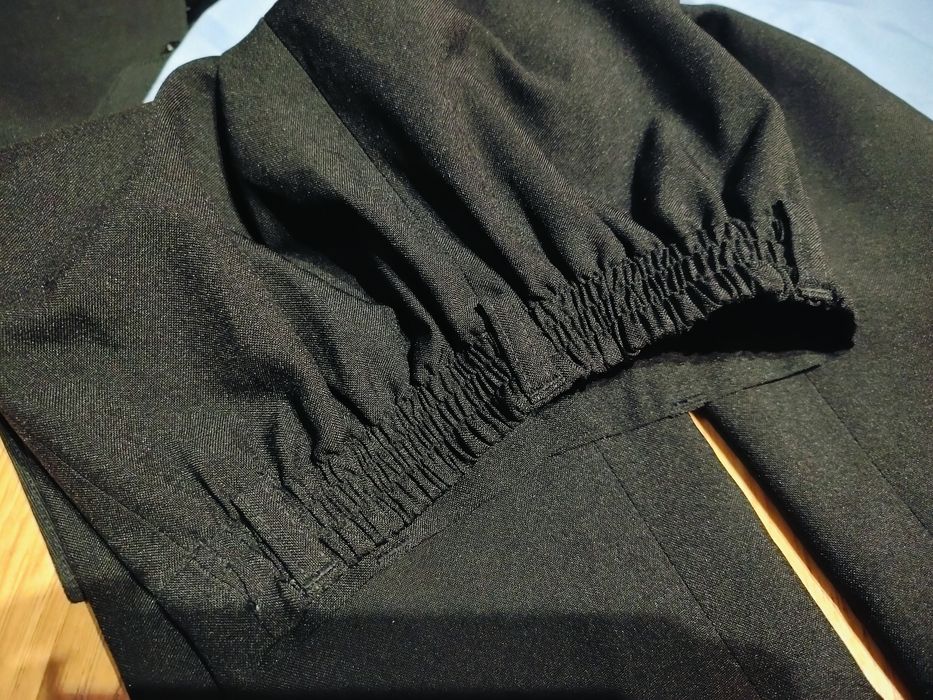 Garnitur 116 czarny zestaw elegancki