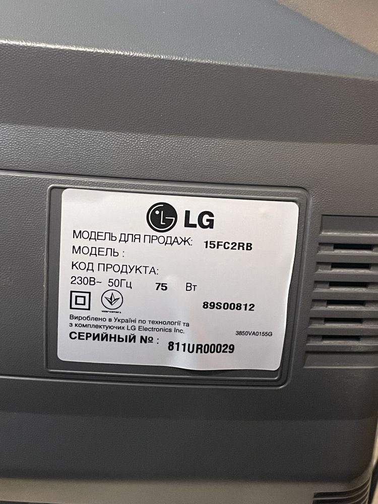 Продам телевізор LG 15FC2RB