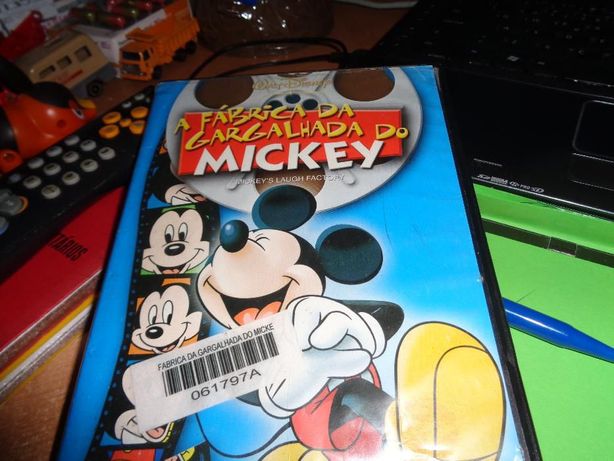 DVD a fábrica de gargalhada do Mickey usado