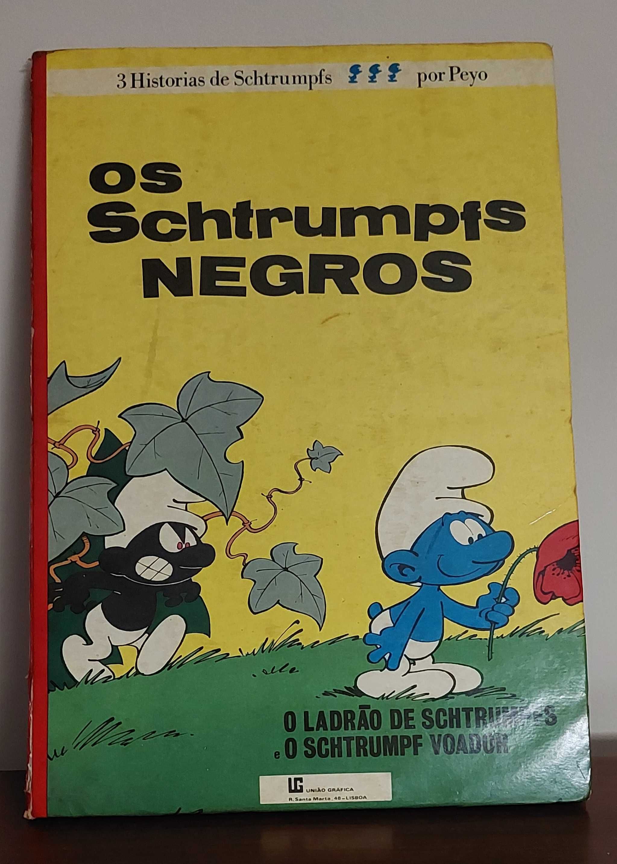 Banda desenhada rara. Os Schtrumpfs Negros