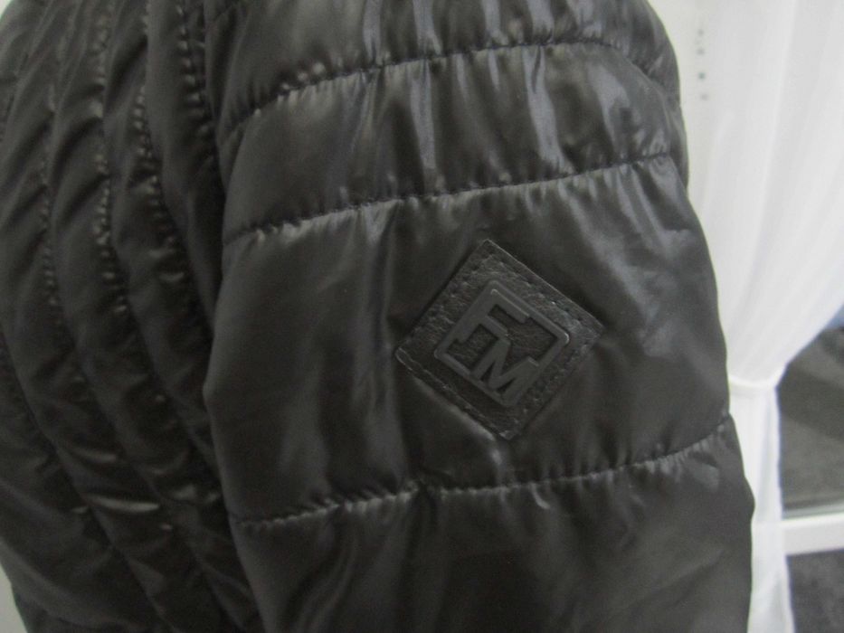 Fratelli płaszcz kurtka z futrem  naturalnym lisa jak nowa L-XL