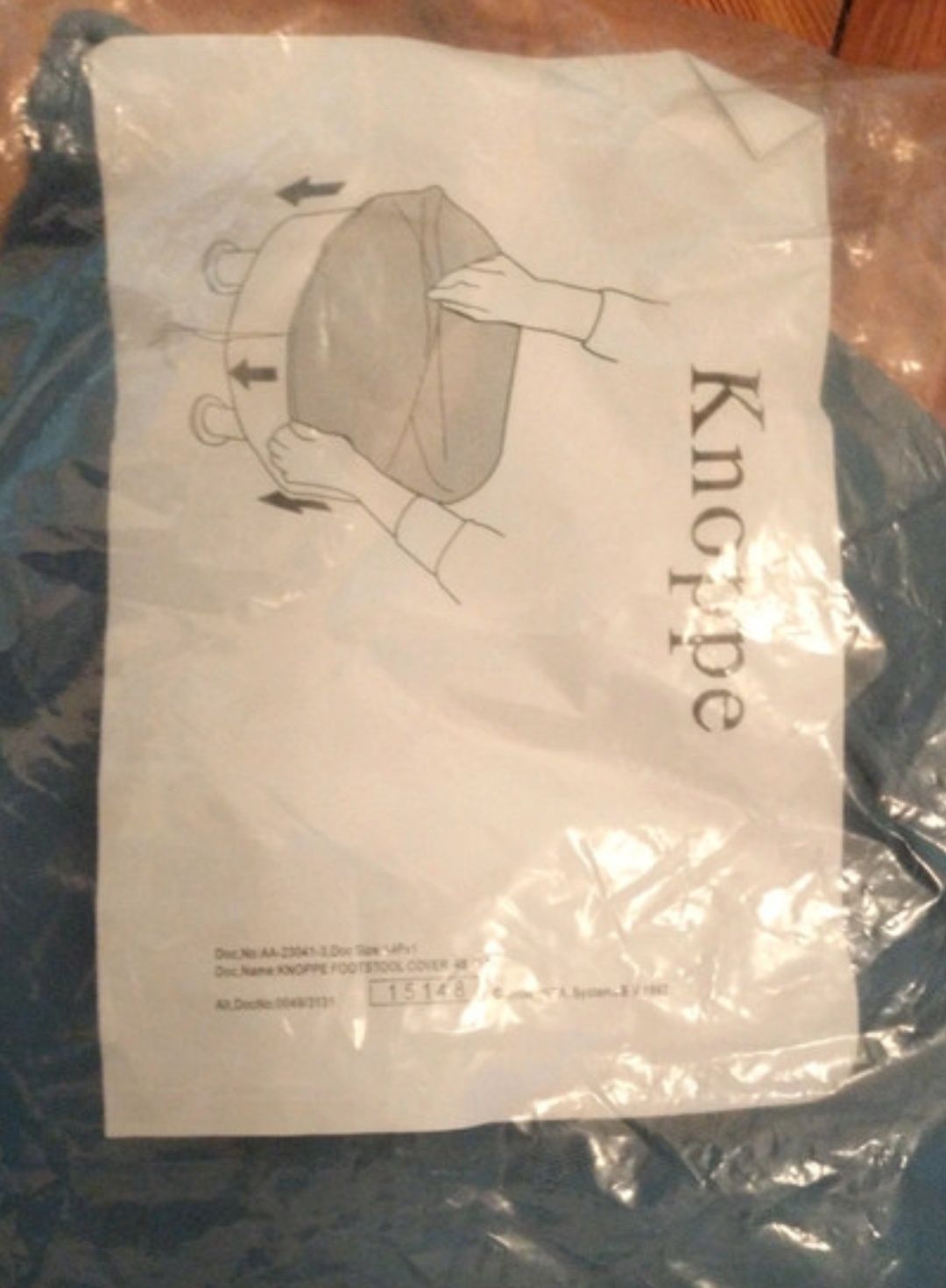 Capa para banco Knoppe IKEA Azul