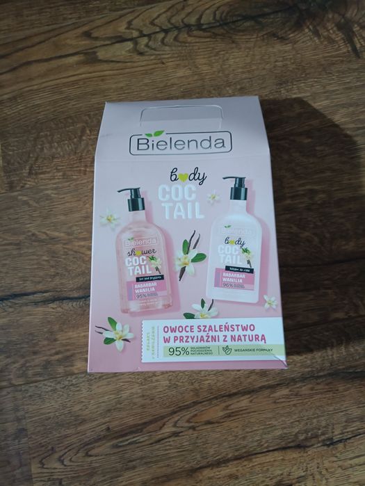 Bielenda body coctail zestaw: żel pod prysznic+ balsam do ciała