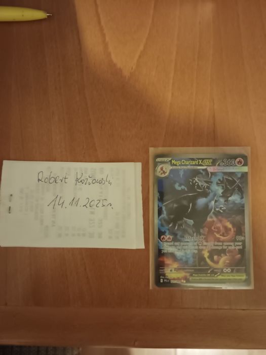 Karta Pokemon Mega Charizard x Ex z Phantasmal Flames