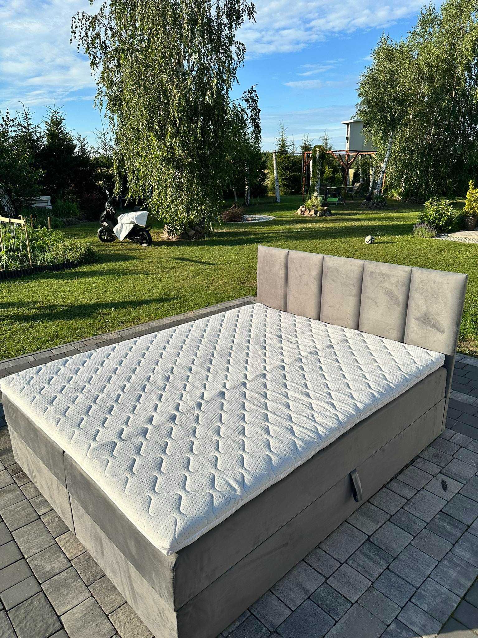 Łóżko kontynentalne  SARA 160x200 z pojemnikiem NOWE od producenta