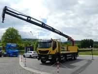 Iveco TRAKKER 450 / 8x4 / EURO 6 / HDS PALFINGER PK 22002-EH /  RETARDER / Sterowanie radiowe / IDEALNY STAN / Sprowadzony / DŹWIG /