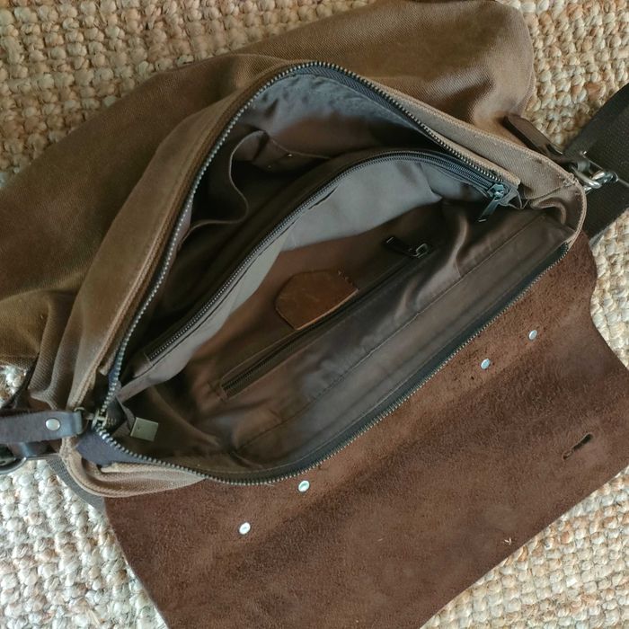 Torba skóra płótno canvas unisex