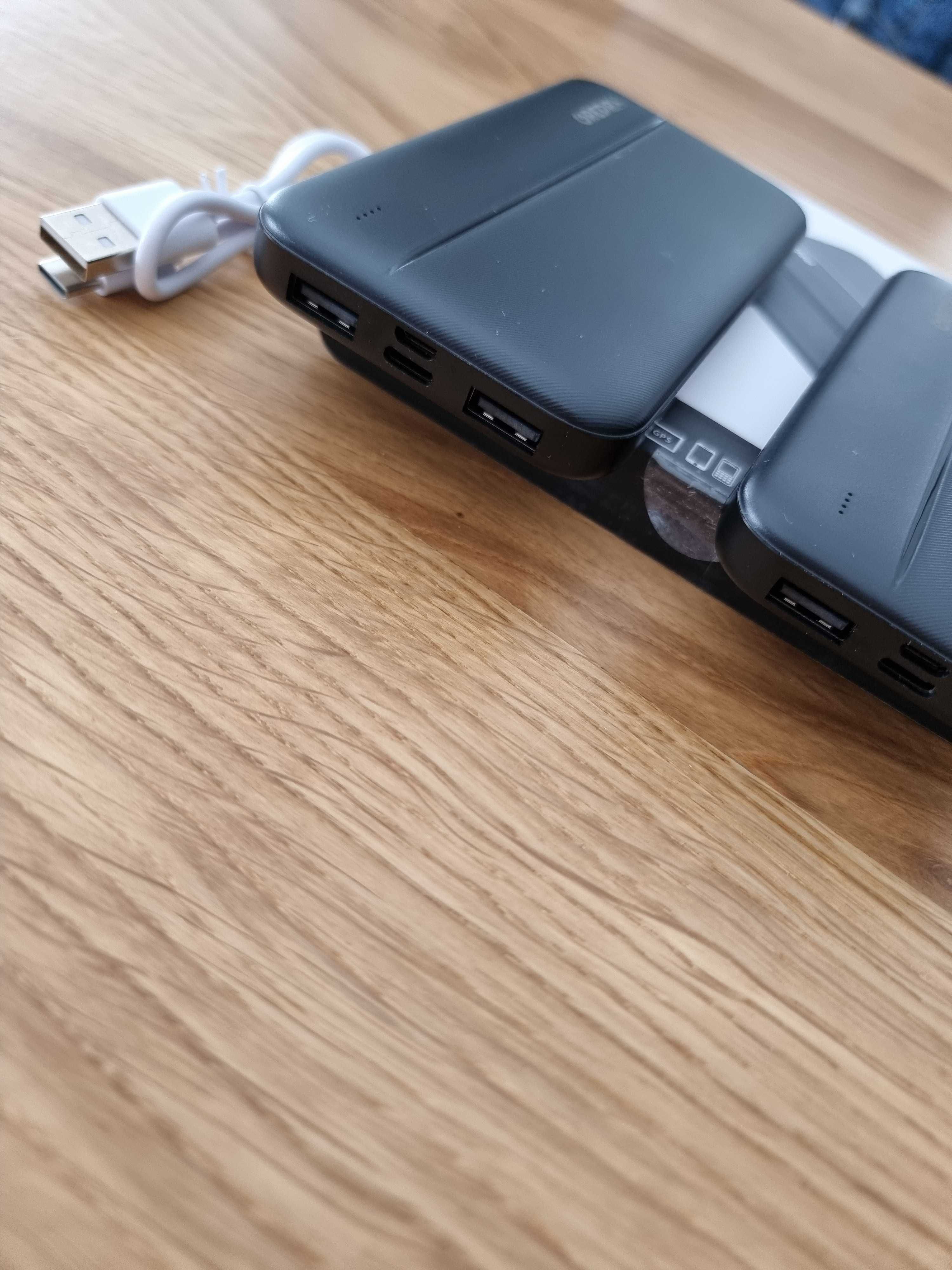 Zestaw 2 x  PowerBank GrePro HYG035, 10000mAh 2.4A, USB C in/out