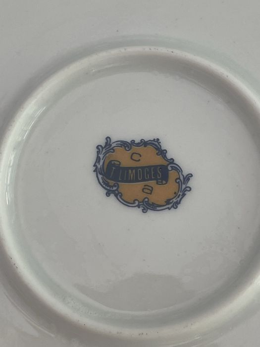 Conjunto decorativo da marca Limoges