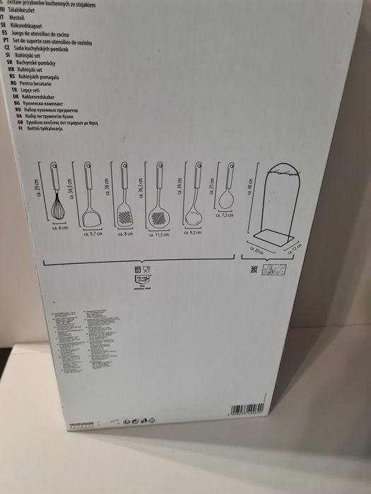 Fackelmann zestaw przyborów kuchennych ze stojakiem