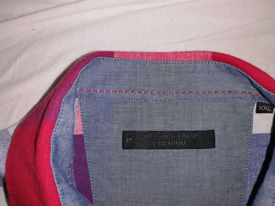 Koszula Jack&Jones Premium XXL z długim rękawem w kratę