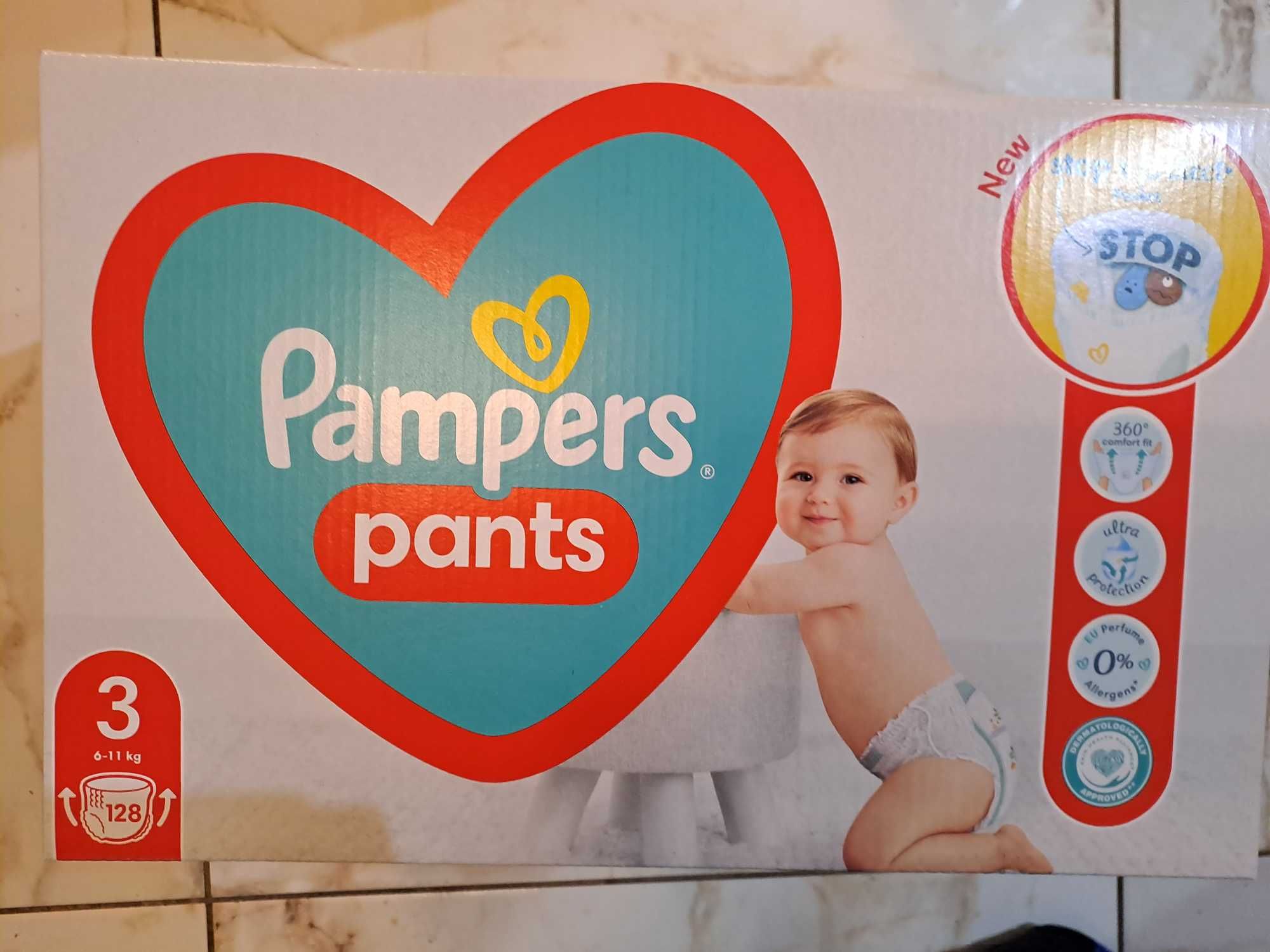 Pieluchomajtki pampers pants rozmiar 3