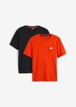 B.P.C 2-pak t-shirtów bawełnianych męskich z kieszonką S.