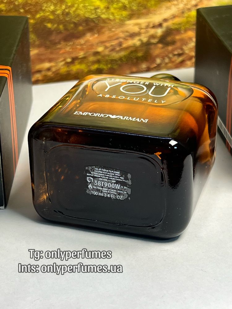 Духи чоловічі Armani Stronger With You Absolutely.  Армани Стронгер