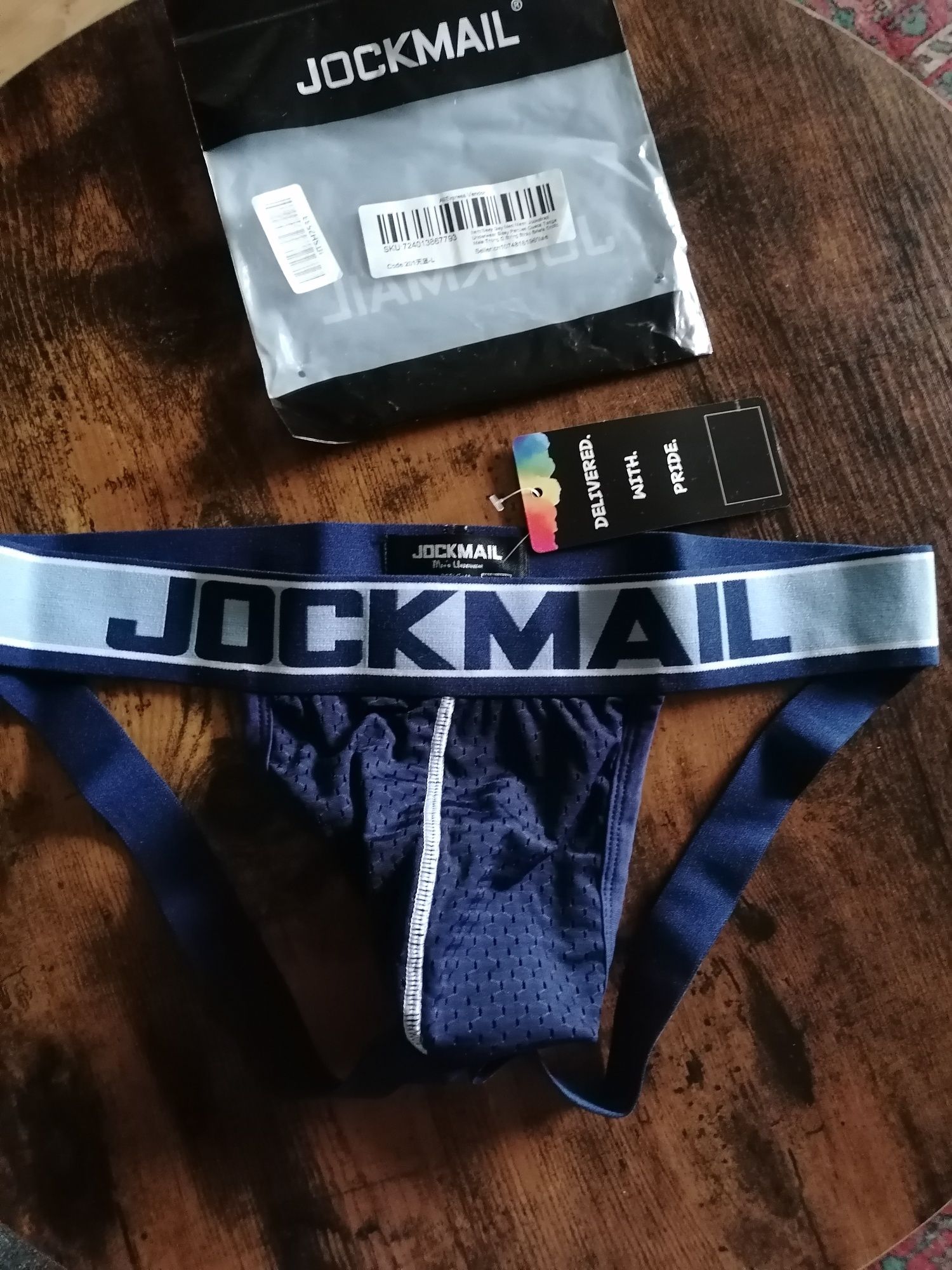 Slipy męskie jockstrapy, Jockmail roz. L