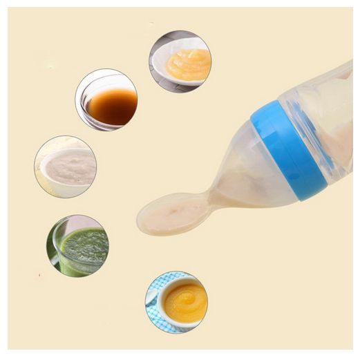 Reservatório com colher 90ml/Garrafa/Biberão Bebé