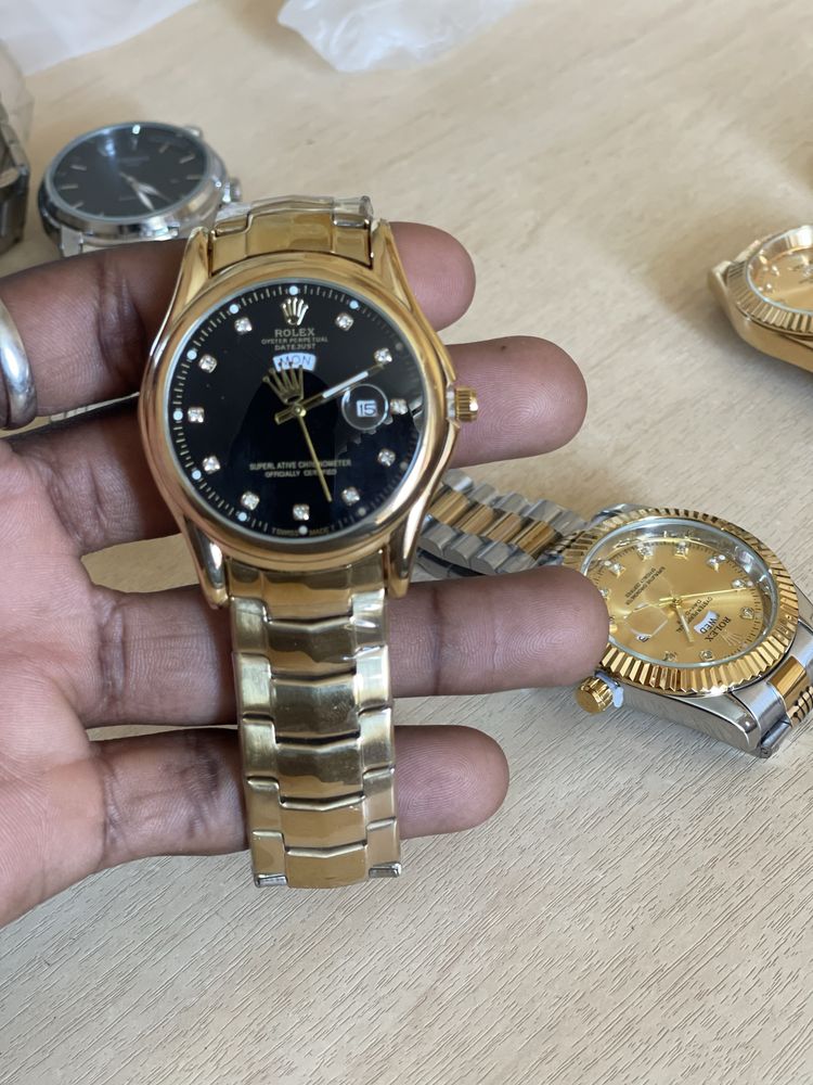 Tissot, Rolex , Patek Phellipe, Frank muller