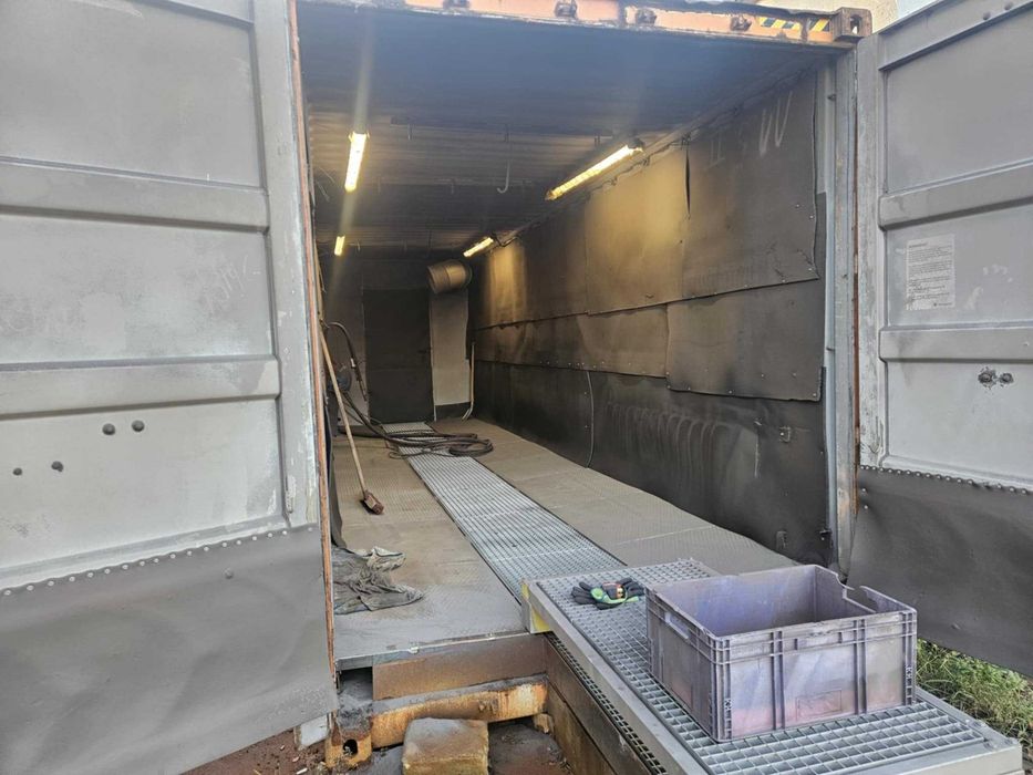 piaskarka, komora śrutownicza kontener 12mb