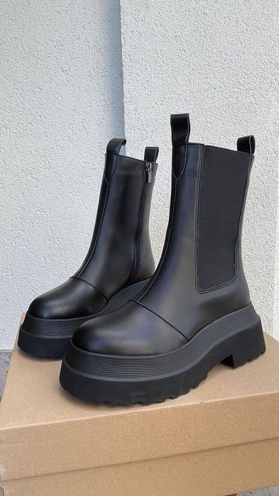 Челсі жіночі зимові високі. Челси зимние женские высокие