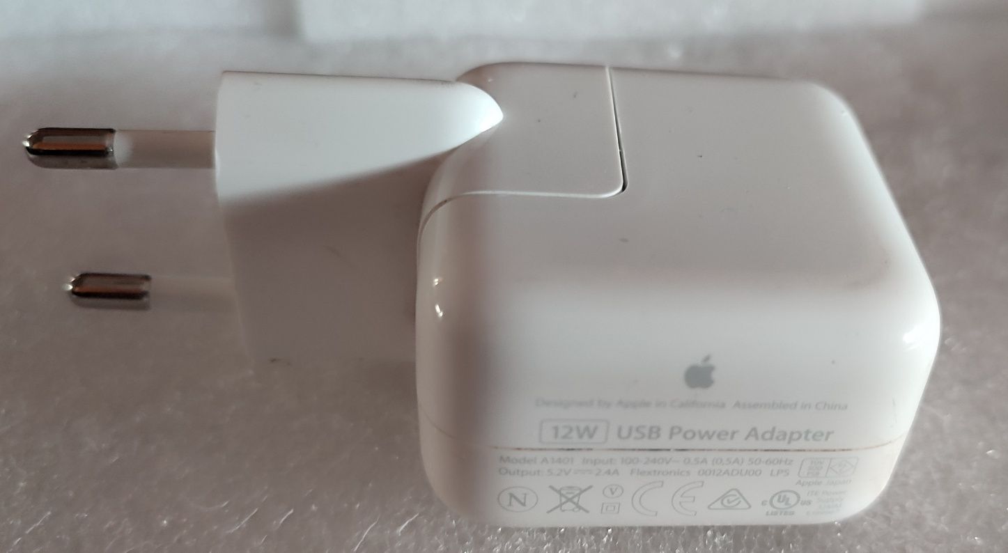 Ładowarka Apple 12W 2,4A oryginał.