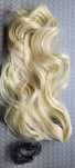 Sztuczne włosy na spince kolor blond 50 cm