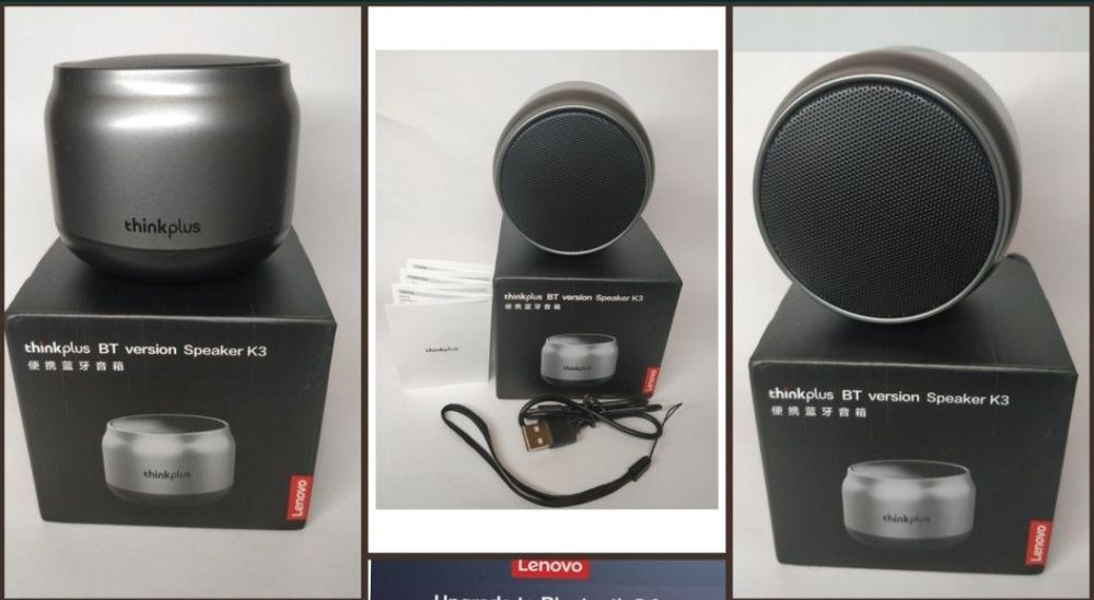 Портативная bluetooth колонка Lenovo thinkplus K3.