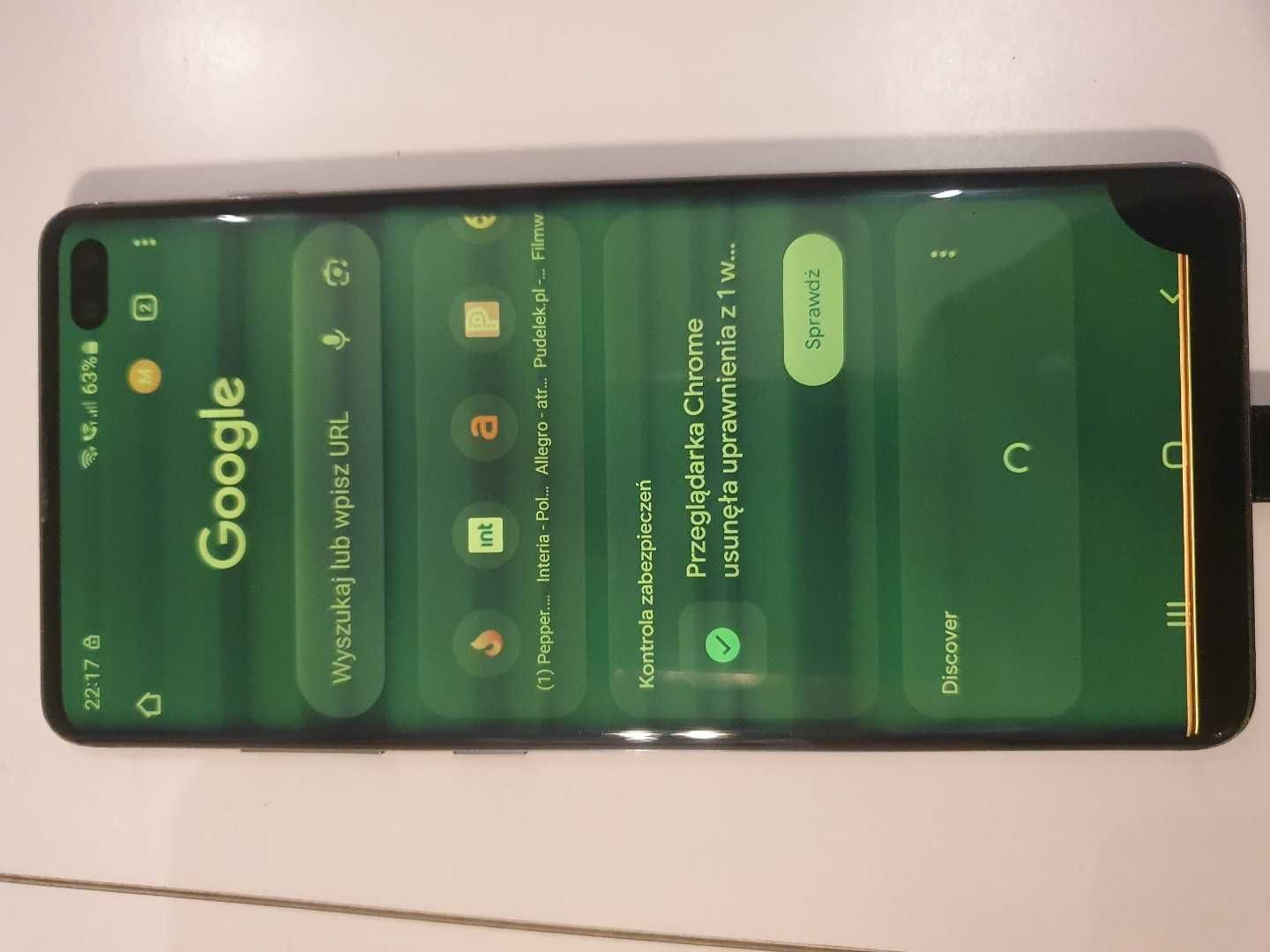 Ekran z ramką do Samsung Galaxy S10 Plus np. do odzyskania danych
