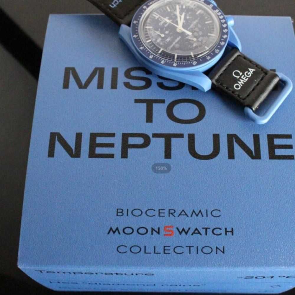 Omega x Swatch Neptune SO33N100 - Głębinowy Blask w Bio-Ceramice 2024