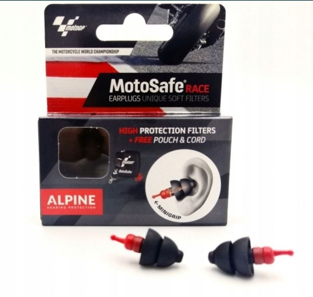 ALPINE zatyczki/stopery do uszu MotoSafe Moto GP