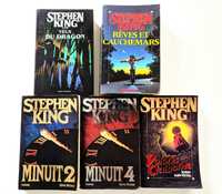 5x livros Stephen King em francês