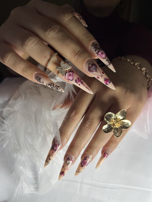 Наращивание ногтей   Маникюр Днепр Красный камень Парус Коммунар