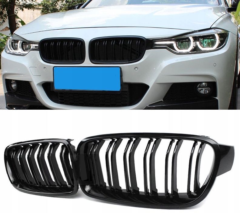 Nerki Grill BMW F30 F31 F32 F36 M3 Czarny Połysk