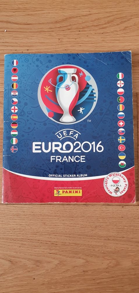 Album Panini UEFA Euro 2016 France.