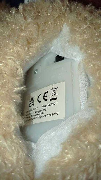 Собачка в новогодней шапочке механика